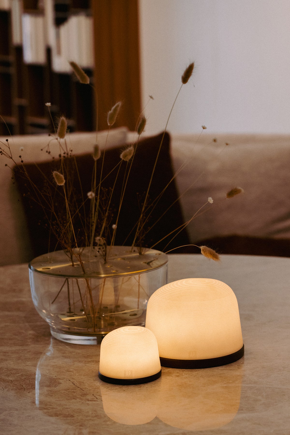 Fondant Large sfeerlamp gerecycleerd op Thermo Es | H 12,6 cm x Ø 16,2 cm