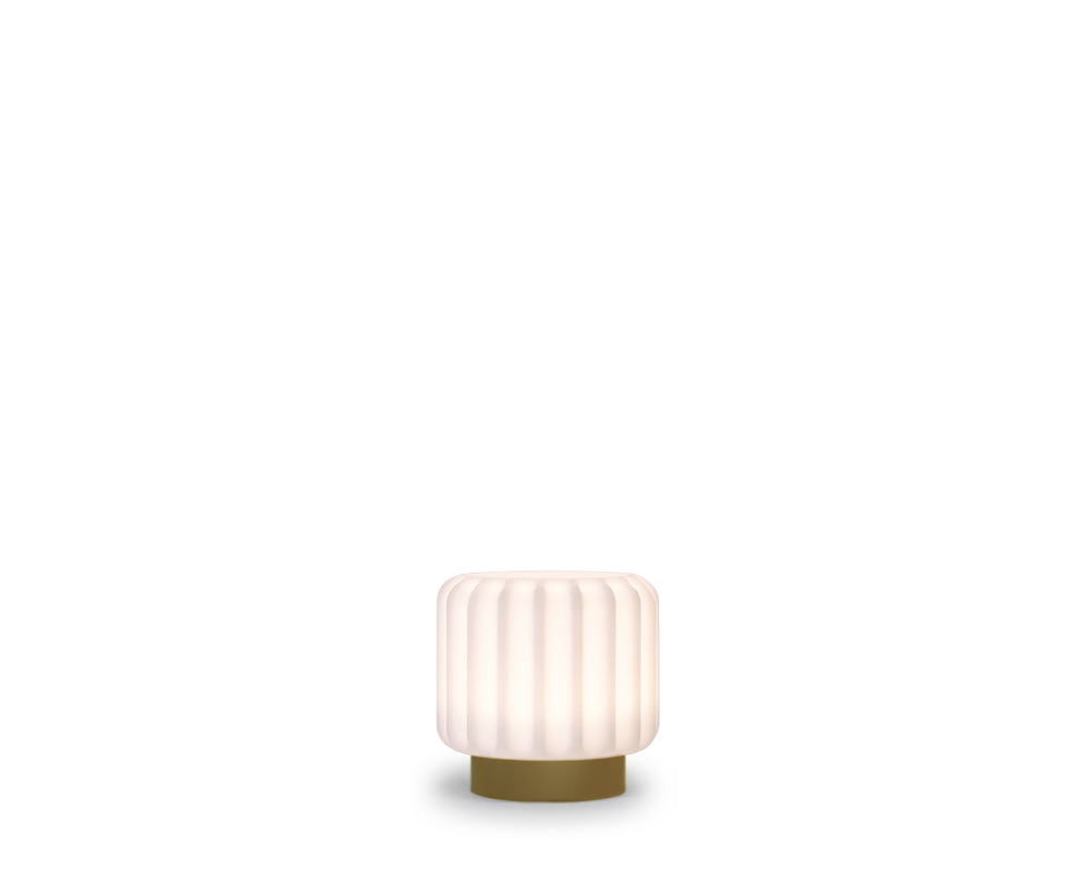 Dentelles 9 licht USB recharge KLEI basis | 9 cm x Ø 9 cm