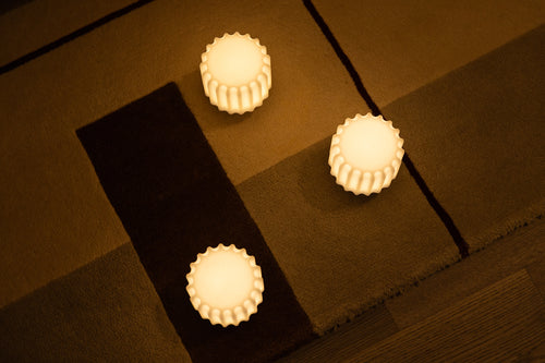 Dentelles 9 lumières Multi Kelvin OR base | 9 cm x Ø 9 cm