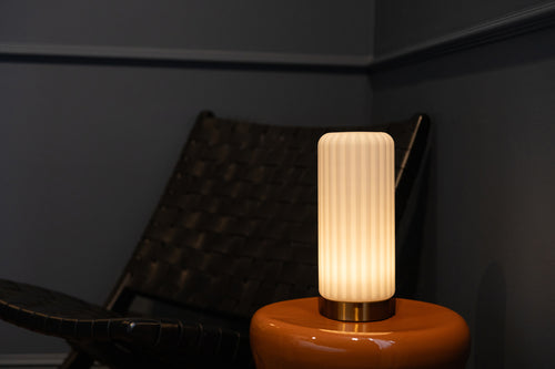 Dentelles 29 lumière USB recharge OR base | 29,5 cm x Ø 12 cm