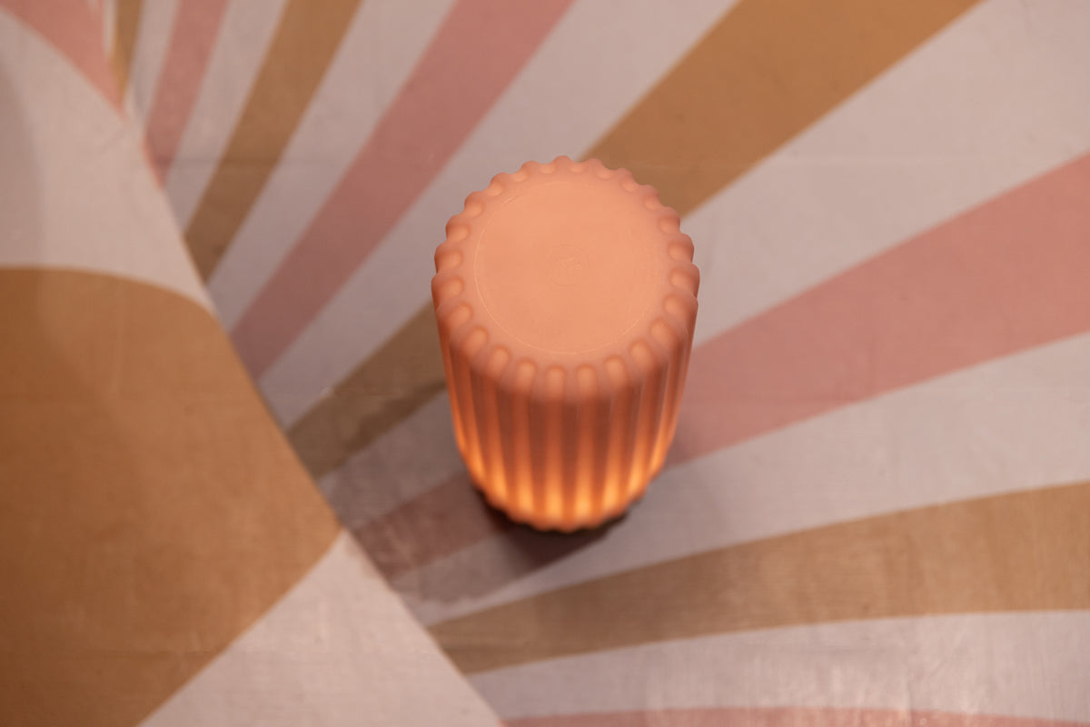 Dentelles 29 licht USB recharge FRAISE/GOUD | 29,5 cm x Ø 12 cm