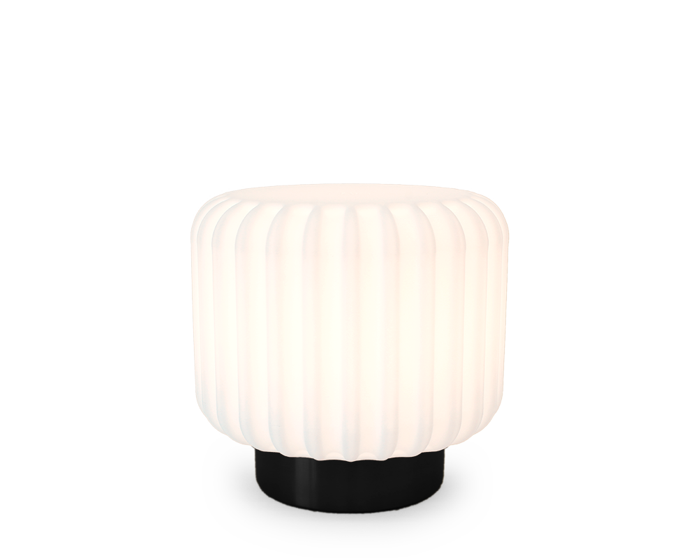 Dentelles Wide XL licht USB recharge ZWARTE basis | H29 cm x Ø 30,7 cm