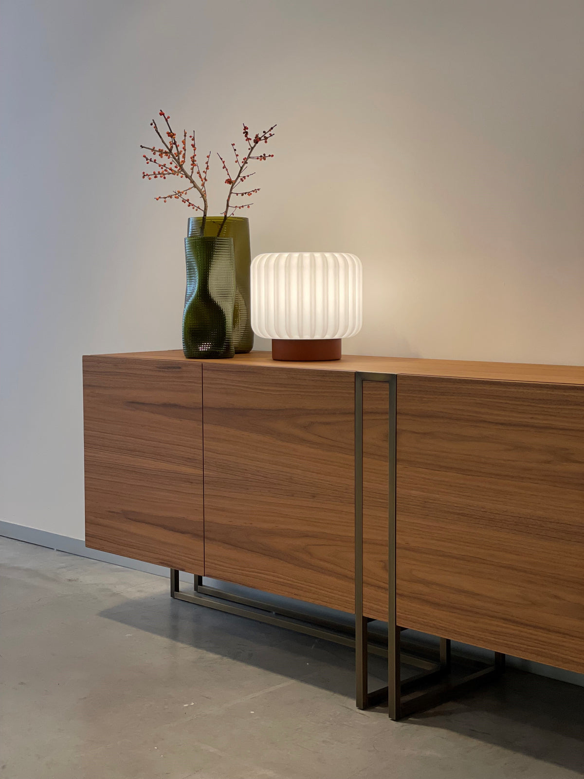 Dentelles Wide XL licht USB recharge TERRA basis | H29 cm x Ø 30,7 cm