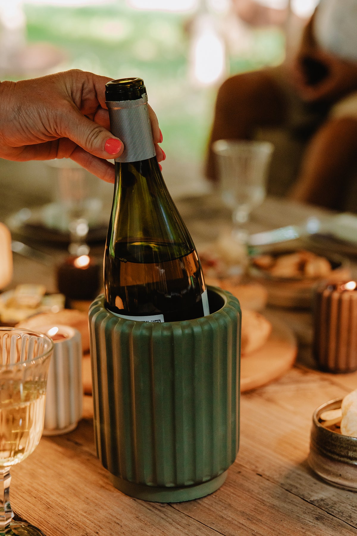 Dentelles WINE COOLER | Olive Bis | 16 x dia 12  cm