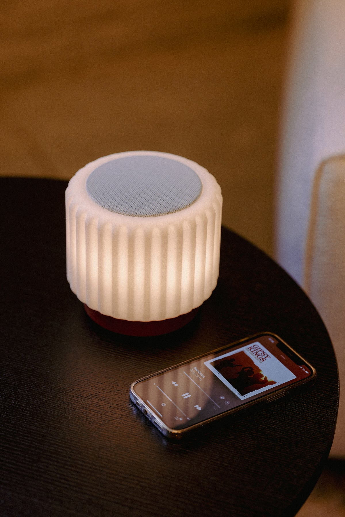 Dentelles set 3 ringen TERRA/KLEI/ZWART voor modellen speaker | H 2,2 Ø 10,5 cm