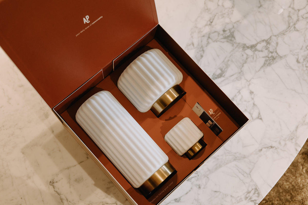 Luxe Gift Box Dentelles GOLD | 36,5 x 36 x  H 17 cm