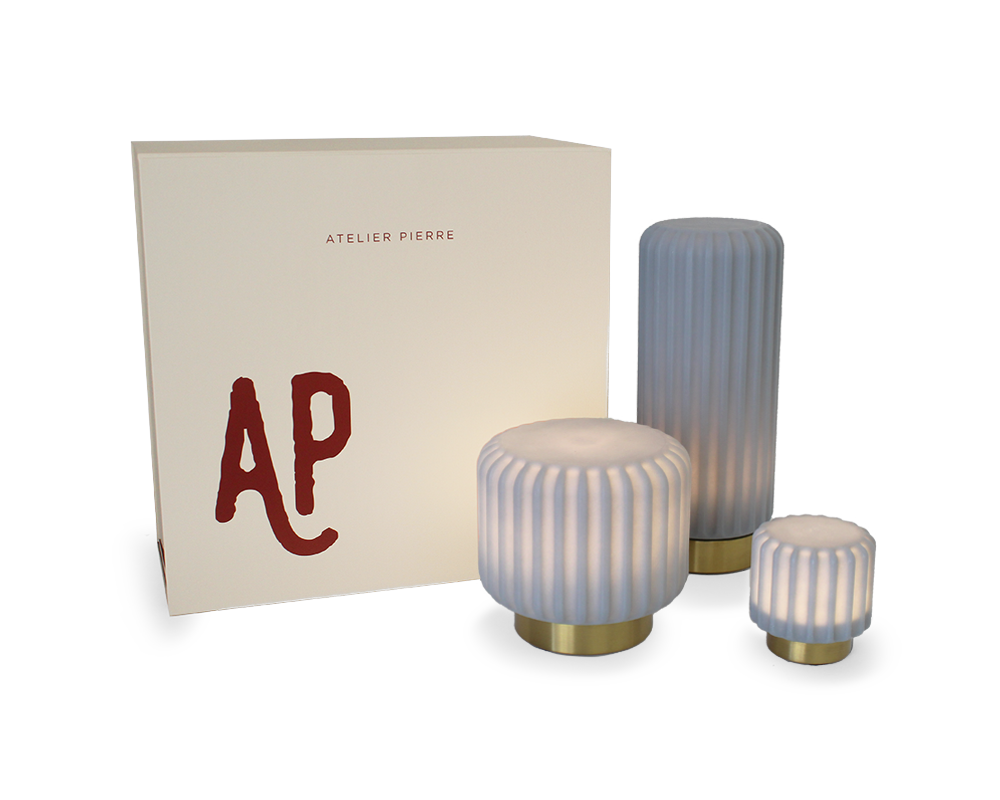 Luxe Gift Box Dentelles BLUEBERRY | 36,5 x 36 x  H 17 cm