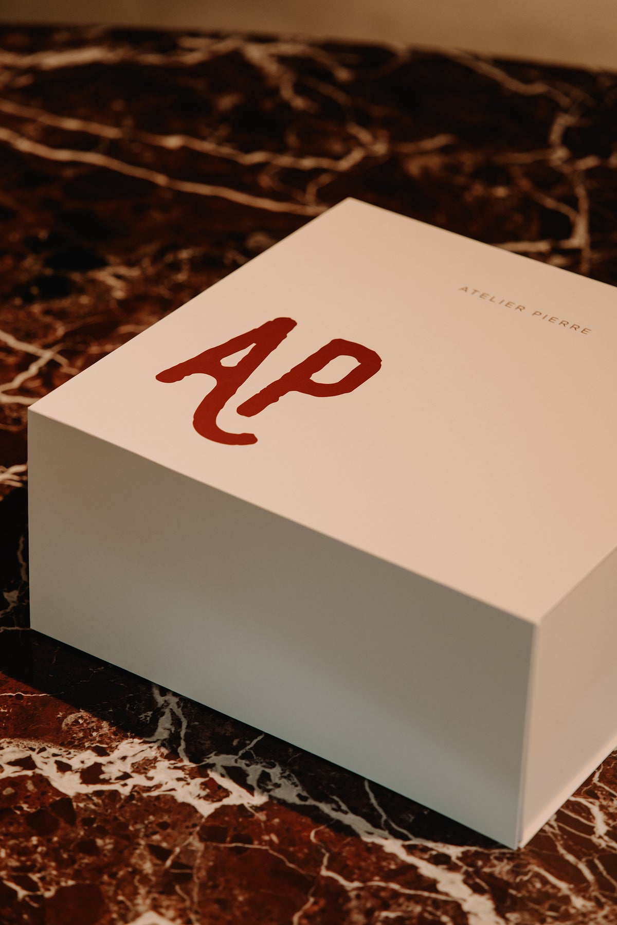 Luxe Gift Box Dentelles BLUEBERRY | 36,5 x 36 x  H 17 cm