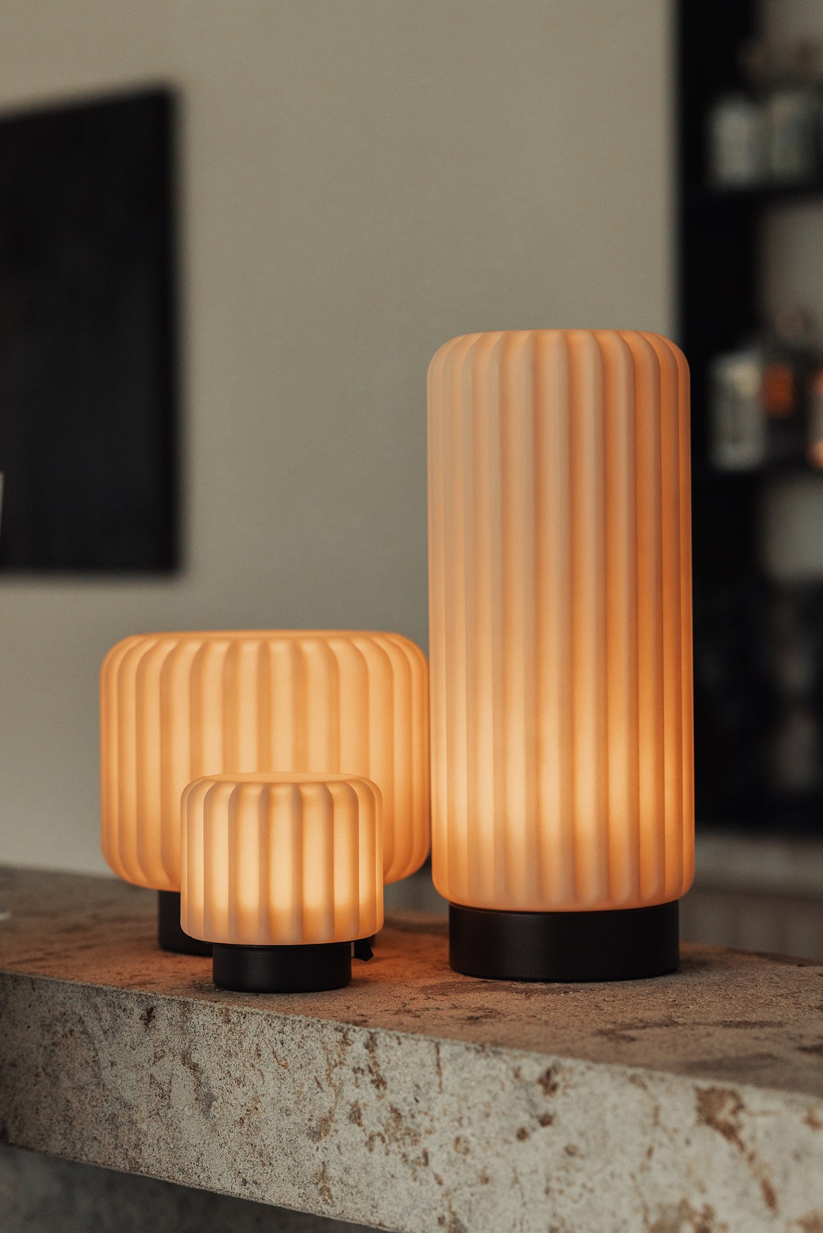 Dentelles 9 licht Multi Kelvin Recycled AARDE | 9 cm x Ø 9 cm