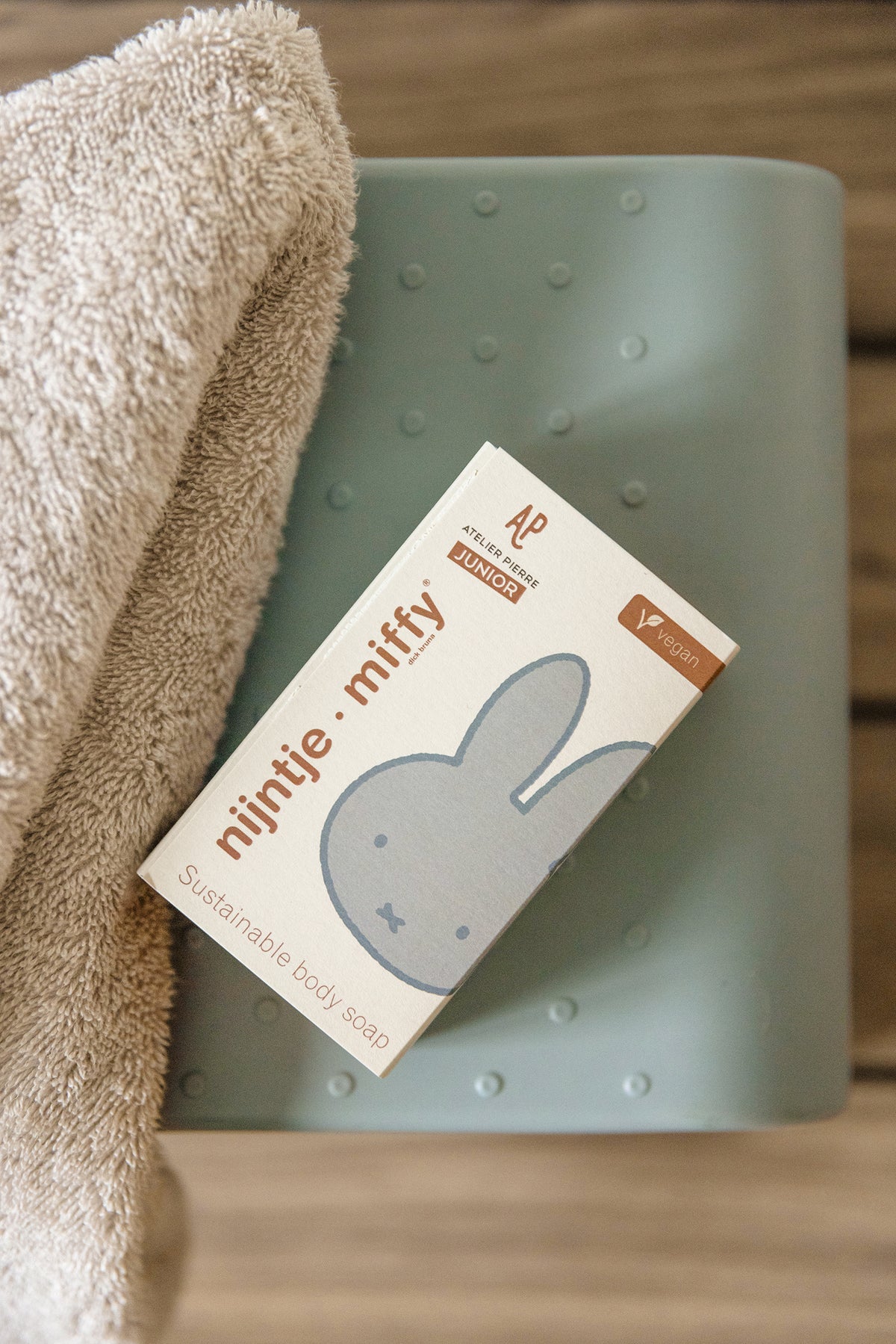nijntje SILVER BLUE Geschenkdoos | zeepje + zeepdoosje