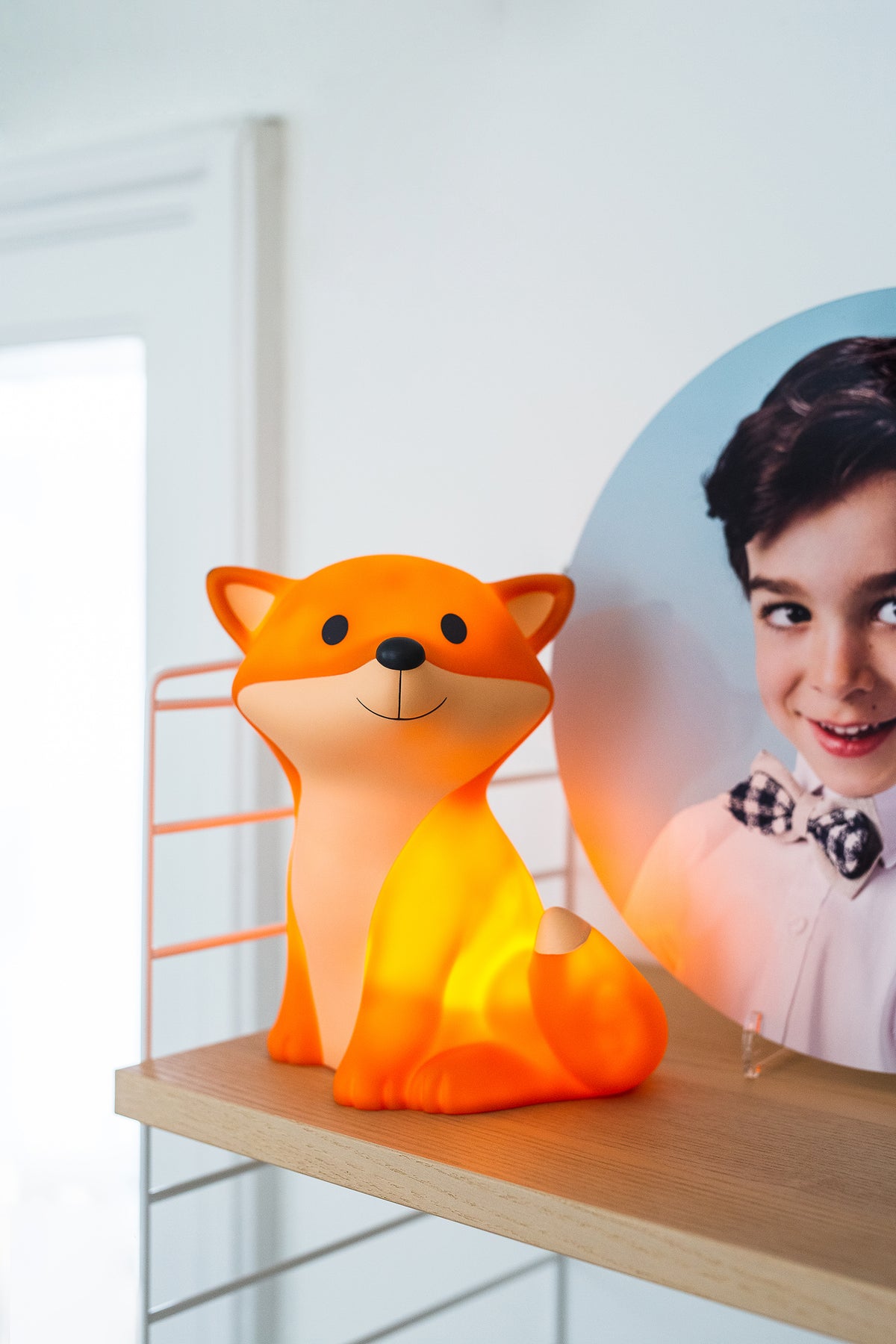 CESAR FOX LED LICHTJE, USB recharge | H 20 x 18 x 15 cm