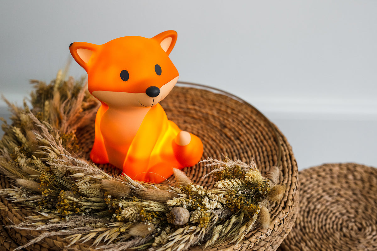 CESAR FOX LED LICHTJE, USB recharge | H 20 x 18 x 15 cm