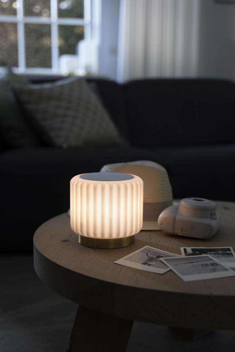 Dentelles speaker met licht